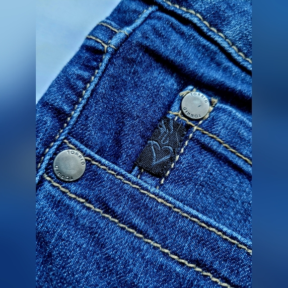 Torrid Women's Denim Jeans Super High Rise Stretch Skinny Ankle Length 18 Size - Picture 7 of 16